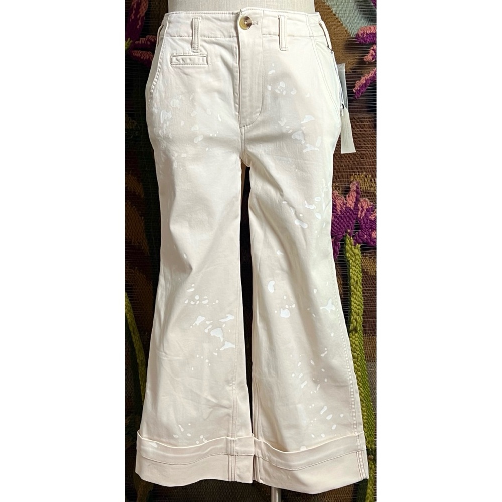 Anthropologie Pilcro Slouchy Full Length Chino Pants 26P